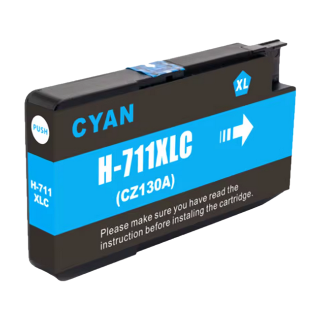 Tusz HP 711 Cyan (Błękitny) INQ 29 ml – zamiennik do ploterów HP DesignJet T120, T125, T130, T520, T525